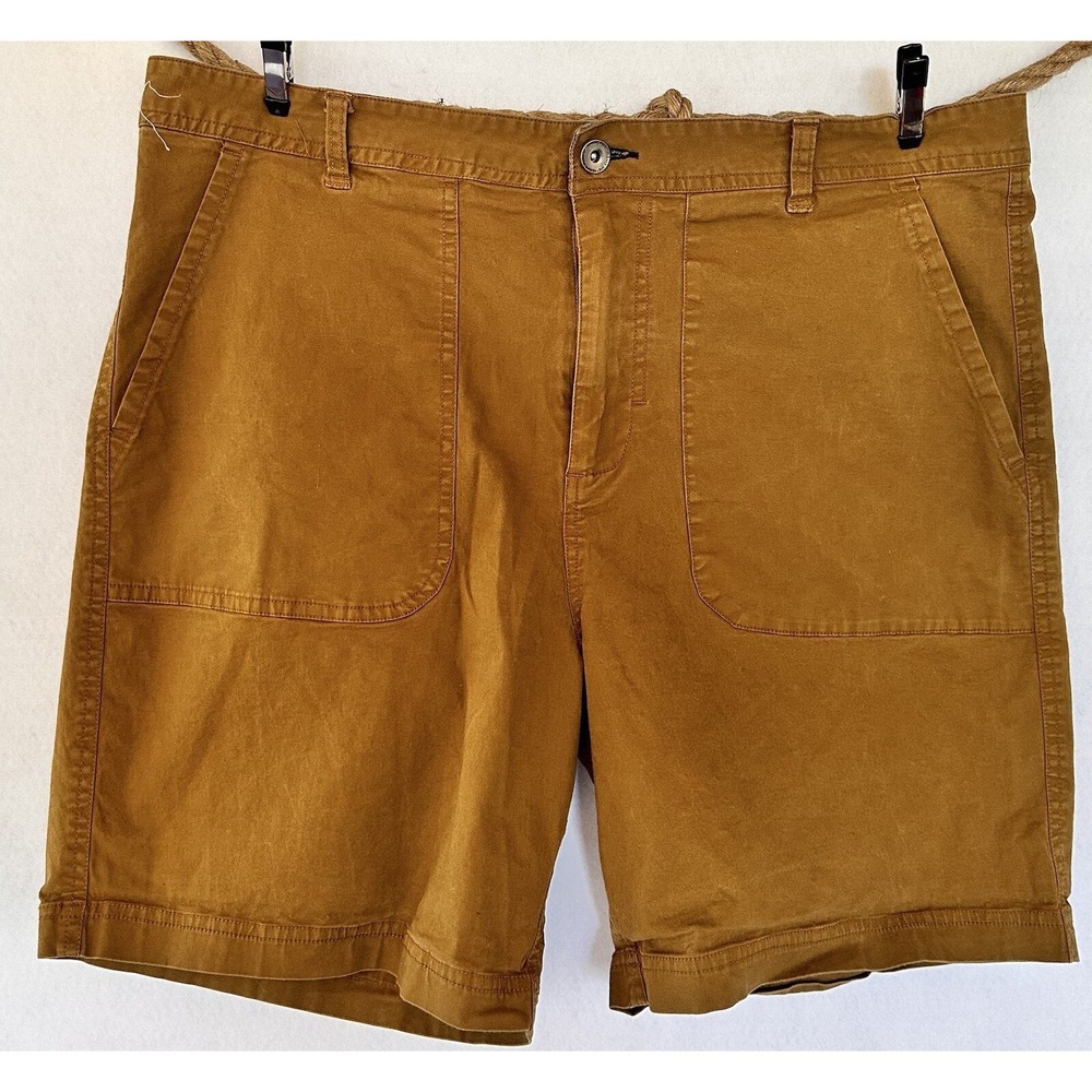 Dravus Khaki Preppy Chino Shorts Men's Sz 36 X 7 Lounge Travel